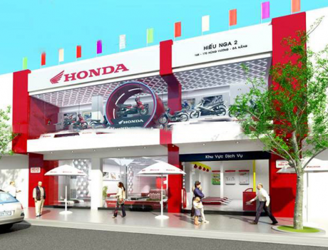 Mẫu thiết kế honda đẹp tại Đà Nẵng